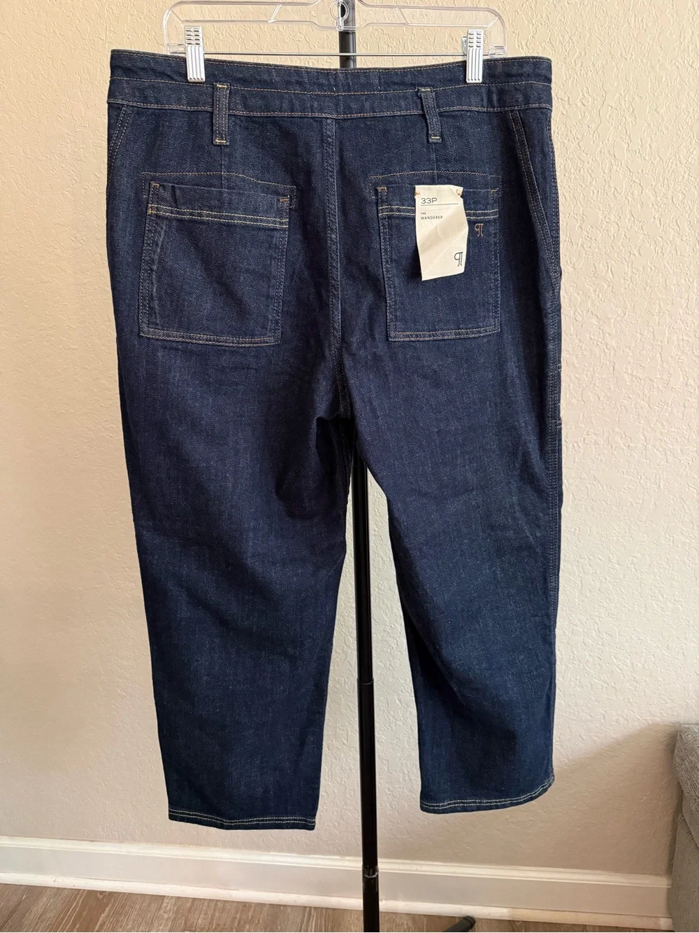 Pilcro Anthropologie Wanderer Mid-Rise Relaxed Jeans - 33P - NWOT